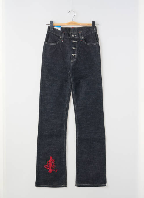 Blugi cu croială dreaptă negru REDMAN femeie