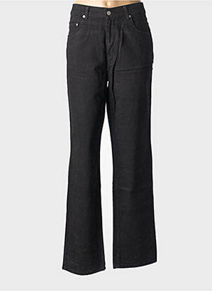 Blugi cu croială dreaptă negru LUCCHINI femeie