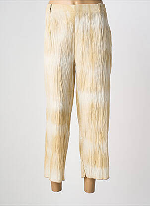 Pantalon trei sferturi bej BEVERLY femeie