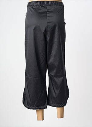 Pantalon trei sferturi talie elastică mărime normală negru GIANI FORTE femeie