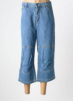 Pantalon trei sferturi albastru JOHN BANER femeie