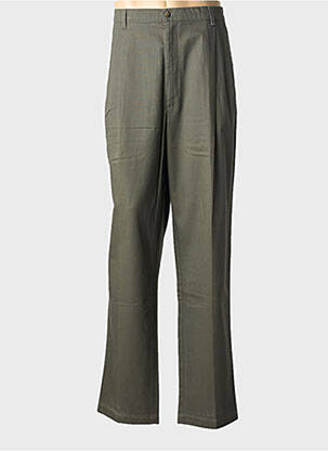 Pantalon chino închidere cu fermoar sub clapetă cu cârlig talie înaltă verde DOCKERS bărbat