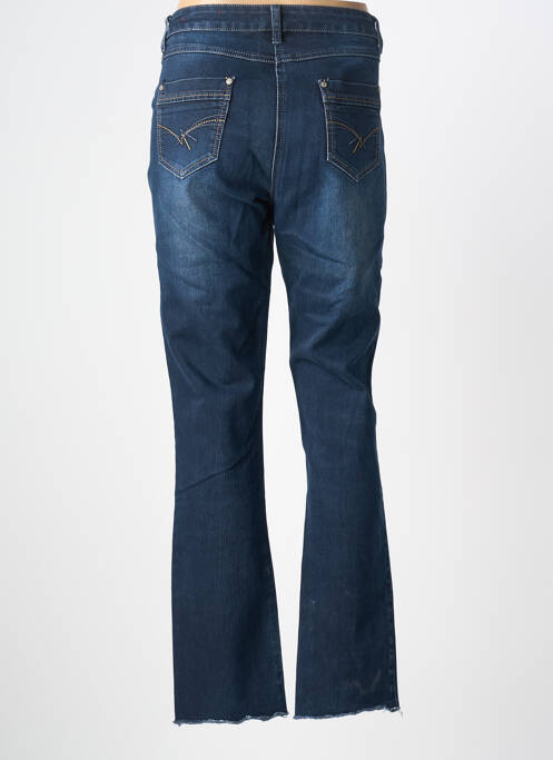 Blugi cu croială dreaptă albastru GEMO femeie