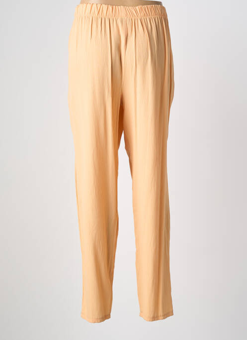 Pantalon drept portocaliu BEVERLY femeie