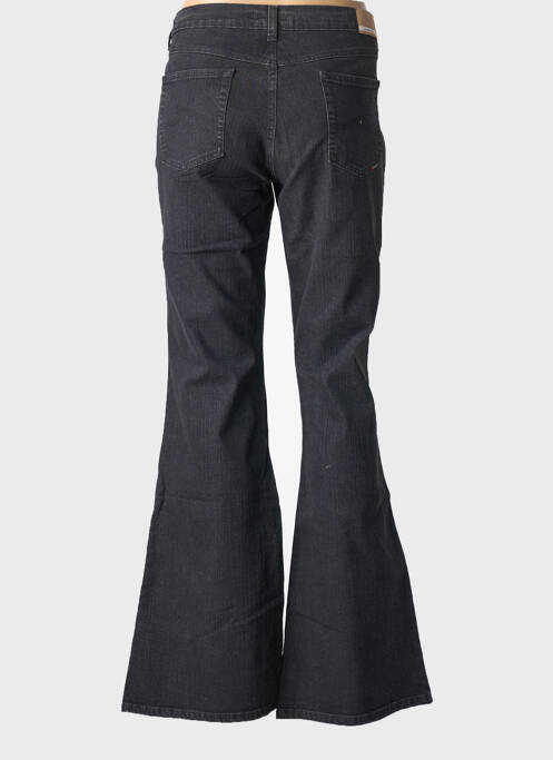 Blugi cu croială evazată negru REDMAN femeie