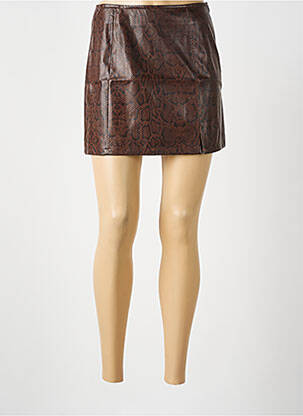 Fustă scurtă maro KOOKAI femeie