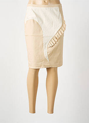 Fustă midi bej ROMEO POUR JULIETTE femeie