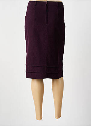 Fustă midi elasticitate violet BEVERLY femeie