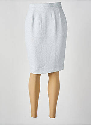 Fustă midi albastru MOTYS COLLECTION femeie