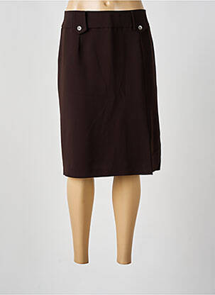 Fustă midi maro BEVERLY femeie