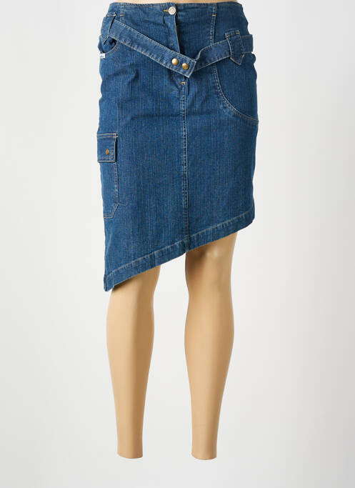 Fustă midi albastru LUCCHINI femeie