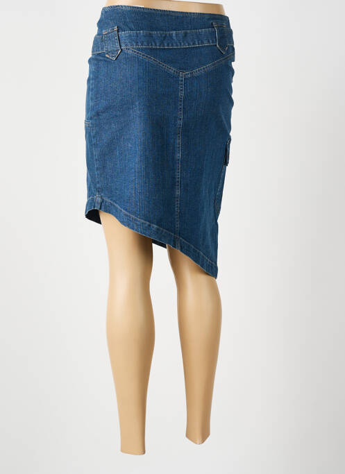 Fustă midi albastru LUCCHINI femeie