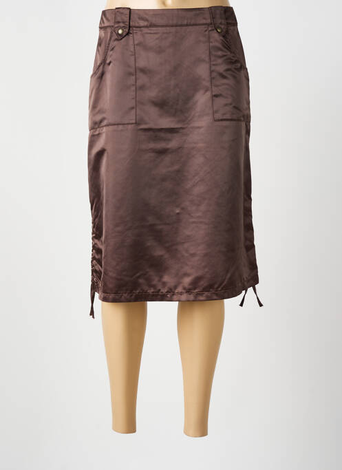 Fustă midi maro LUCCHINI femeie