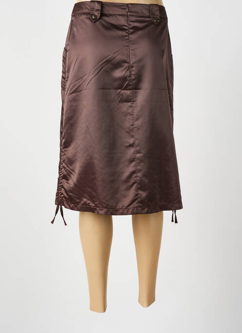 Fustă midi maro LUCCHINI femeie