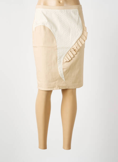 Fustă midi bej ROMEO POUR JULIETTE femeie