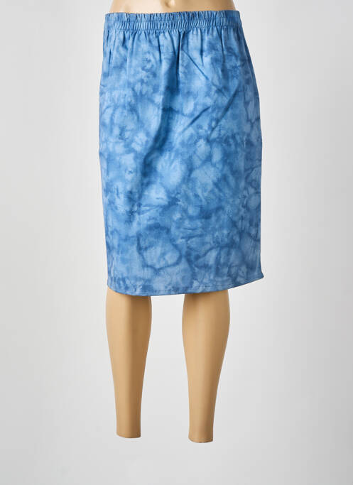 Fustă midi albastru SI BELLE ET TRÈFLE femeie