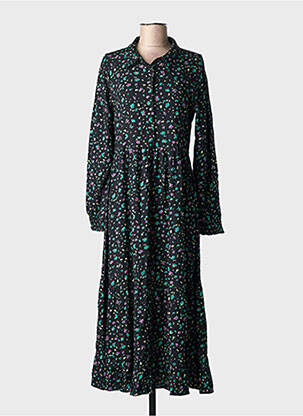 Rochie lungă mâneci lungi mâneci lungi negru ANGE femeie