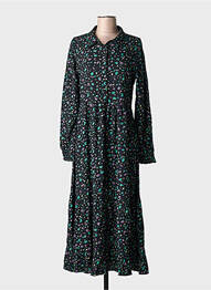 Rochie lungă mâneci lungi mâneci lungi negru ANGE femme