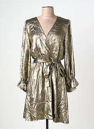 Rochie midi auriu RUE DES ABBESSES femeie