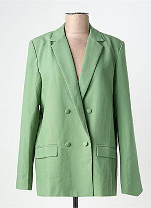 Sacou finisaj interior dublat verde GRACE & MILA femeie