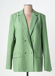Sacou finisaj interior dublat verde GRACE & MILA femme