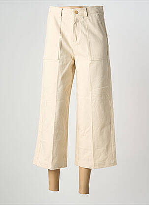 Pantalon trei sferturi bej GRACE & MILA femeie