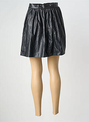 Fustă scurtă croială evazată negru VINTAGE LOVE femeie