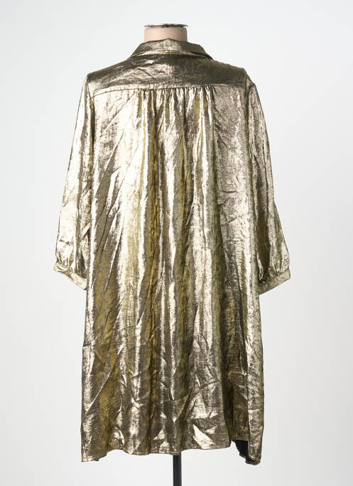 Rochie midi auriu RUE DES ABBESSES femeie