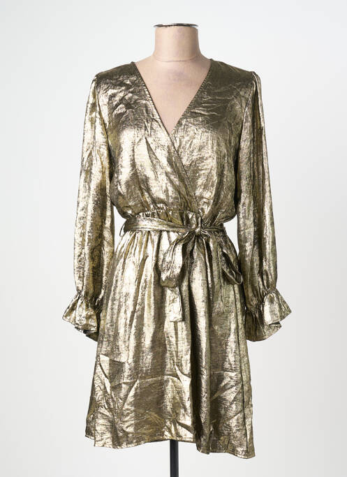 Rochie midi auriu RUE DES ABBESSES femeie