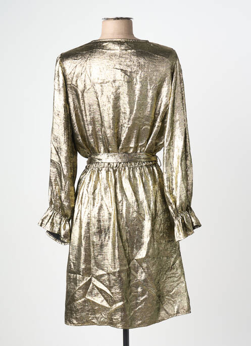 Rochie midi auriu RUE DES ABBESSES femeie