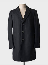 Palton lung croială dreaptă fără glugă negru HUGO BOSS homme