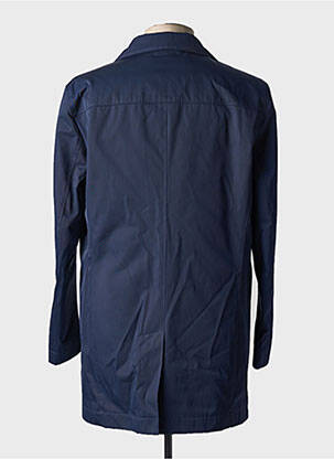 Trench croială dreaptă fără glugă albastru HUGO BOSS bărbat