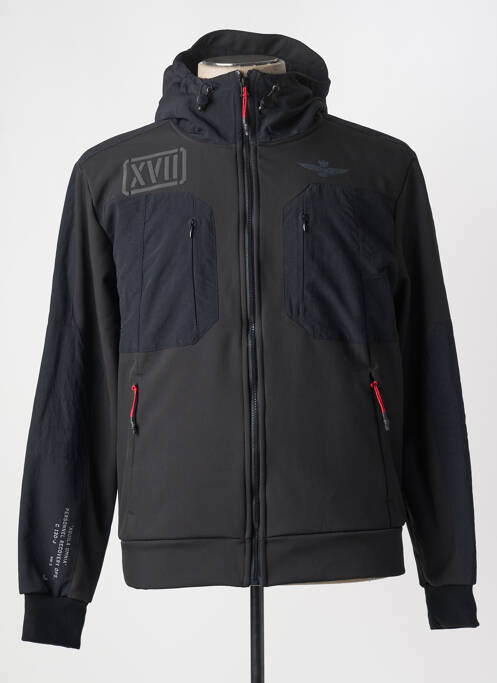 Jachete casual negru AERONAUTICA bărbat