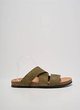 Mulete/Saboți verde SELECTED bărbat