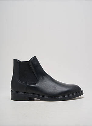 Botine/ghete material neted toc mic negru SELECTED bărbat