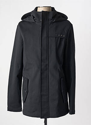 Parka mâneci lungi cu glugă negru HBT bărbat