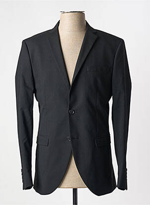 Sacou finisaj interior dublat negru SELECTED bărbat