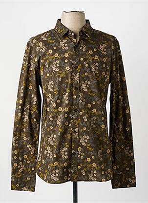 Cămașă cu mâneci lungi verde TEDDY SMITH bărbat