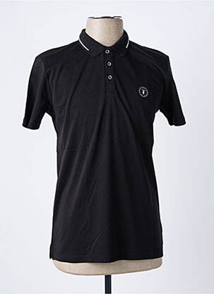 Polo negru LE TEMPS DES CERISES bărbat