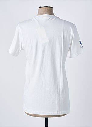 Tricou elasticitate mâneci scurte alb DEELUXE bărbat