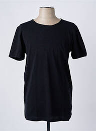 Tricou elasticitate mâneci scurte negru SELECTED bărbat