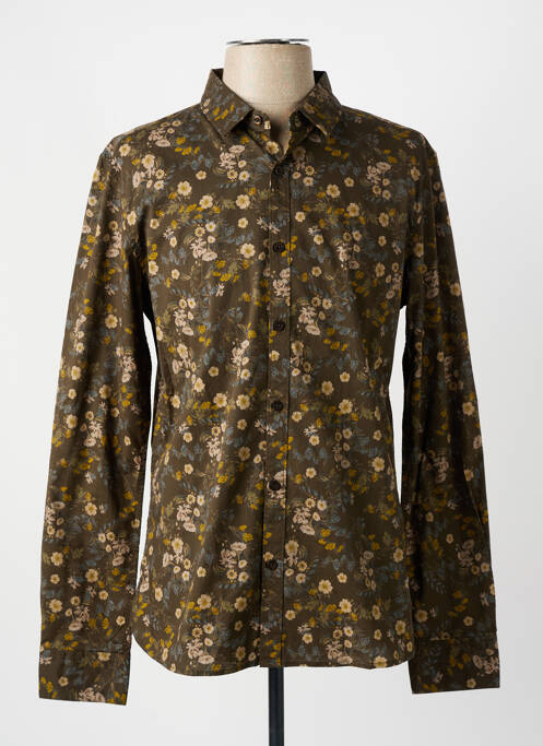 Cămașă cu mâneci lungi verde TEDDY SMITH bărbat