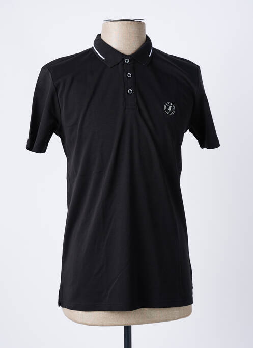Polo negru LE TEMPS DES CERISES bărbat