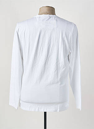 Top guler rotund mâneci lungi alb CASUAL FRIDAY femeie
