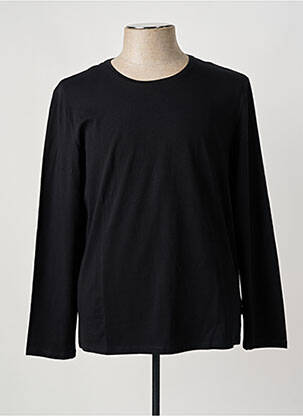 Top guler rotund mâneci lungi negru CASUAL FRIDAY femeie