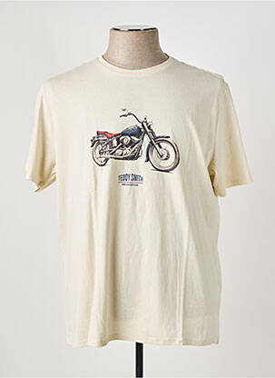 Tricou bej TEDDY SMITH bărbat