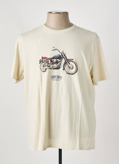 Tricou bej TEDDY SMITH bărbat