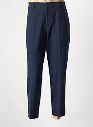 Pantalon chino închidere cu fermoar sub clapetă cu cârlig mărime normală albastru CASUAL FRIDAY homme