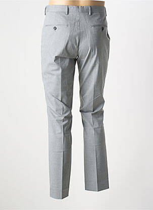 Pantalon chino țesătură melanj mărime normală gri SELECTED bărbat
