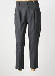 Pantalon 7/8 talie înaltă talie înaltă gri CASUAL FRIDAY homme
